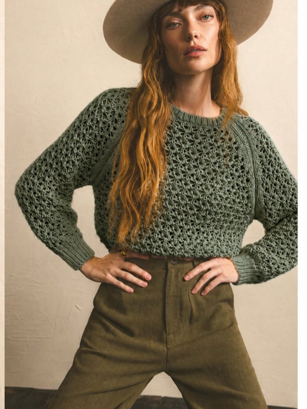 Z Supply Cassian Sweater | Green | Size Medium